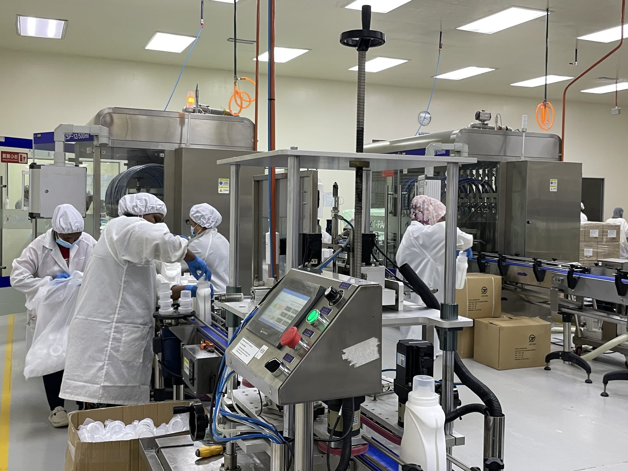 Product filling line