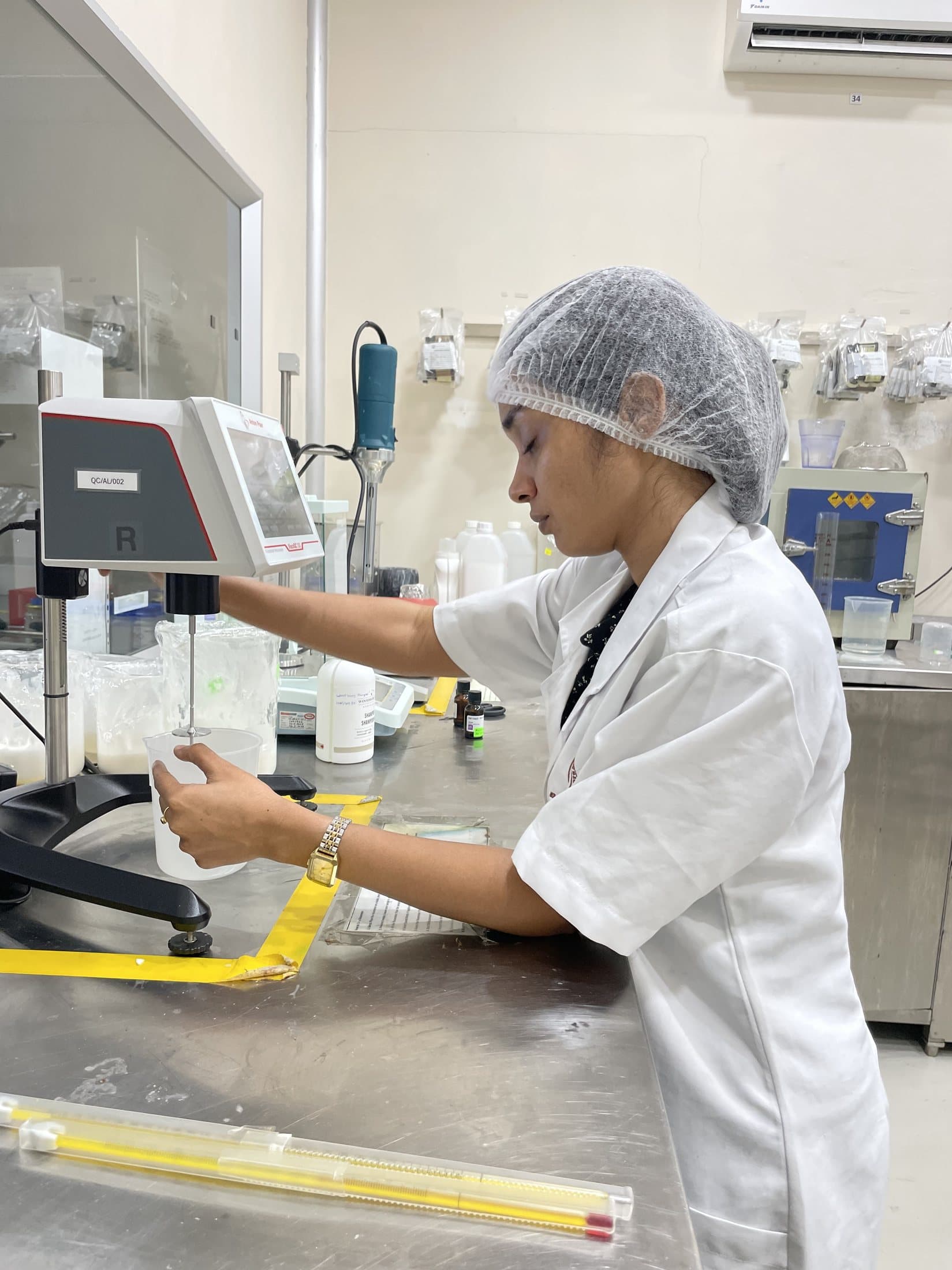In-process quality control testing