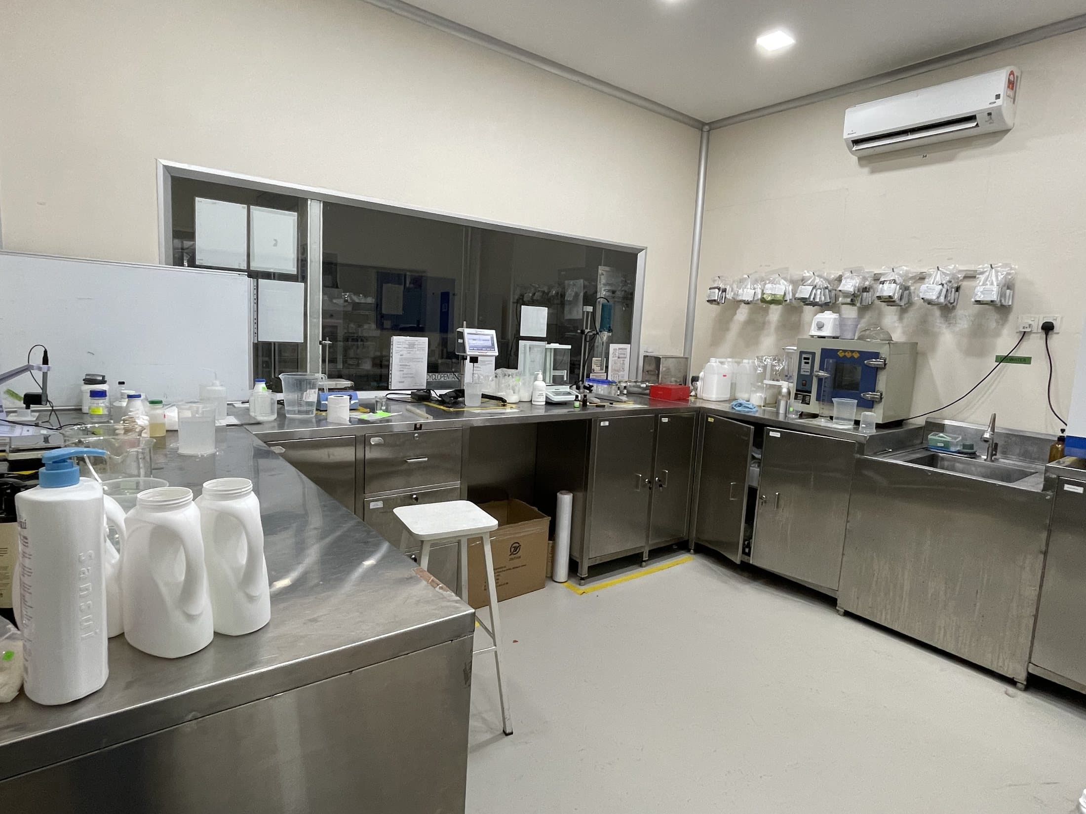 In-house formulation laboratory